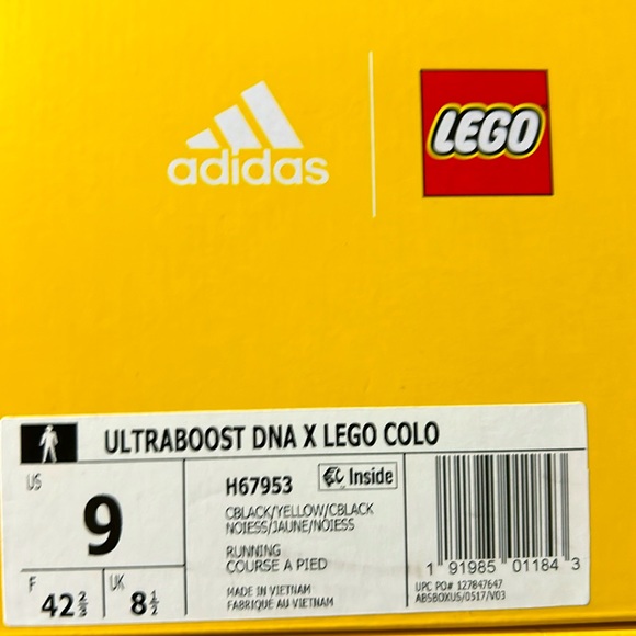 These are adidas ultra boost Lego collab! A fun comfy shoe. - Picture 2 of 5